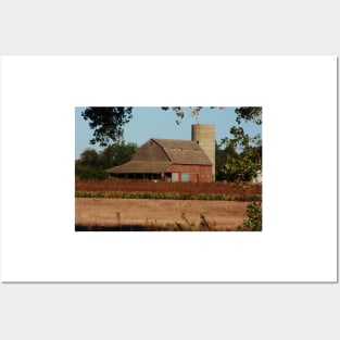 Kansas Country Red Barn Posters and Art